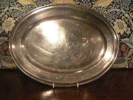 Southern Cross Hotel silver plate platter